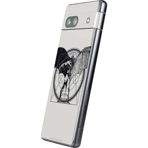 DC Comics Batman Skeleton diagram Art Google Pixel 7a Skin